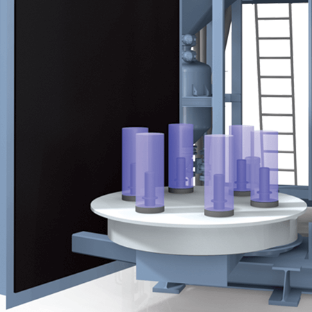 rotary-table-peening-machine