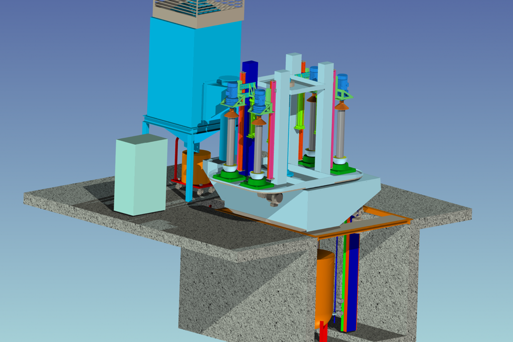Steel-bottle-internal-wall-shot-peening-machine