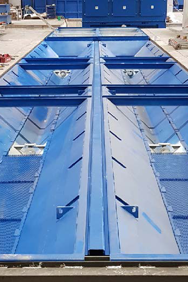 Screw floor Reclaim System Blast Room5