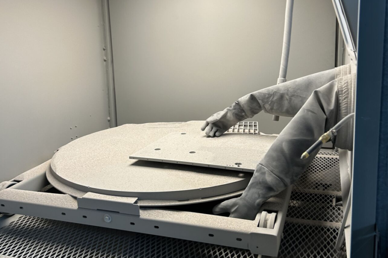 rotary-table-peening-machine