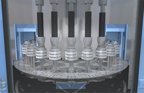 Satellite Turntable Shot Blast Machine