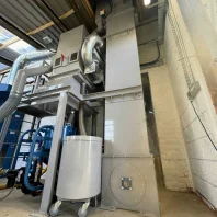 Grit-blasting-room-abrasive-separator
