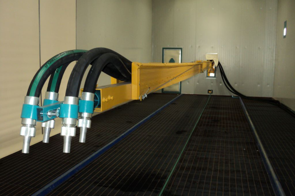 pipe inner wall peening machine